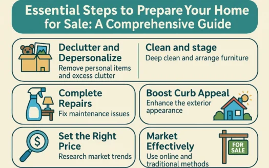 Home Sale Preparation infographic