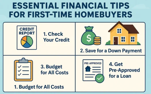 Homebuying Financial Tips infographic