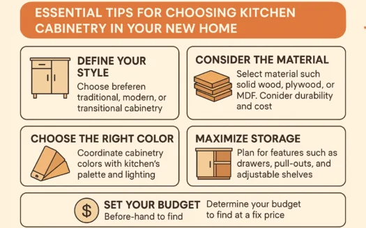 Kitchen Cabinetry Guide infographic