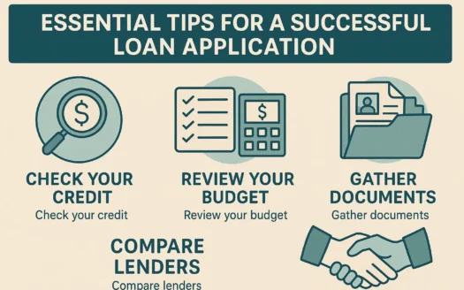 Successful Loan Tips infographic