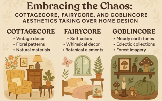 Aesthetic Home Design Trends infographic