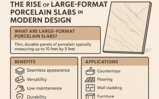 Porcelain Slabs Trend infographic