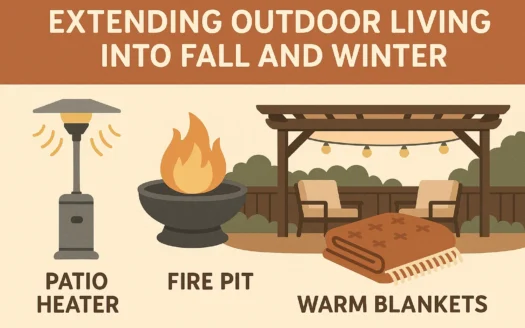 Year-Round Outdoor Living infographic