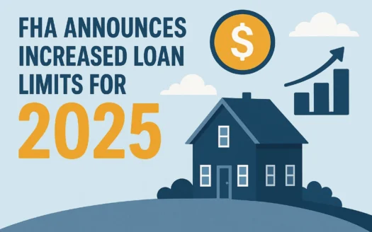 FHA 2025 Loan Limits infographic