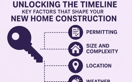 Home Construction Timeline infographic