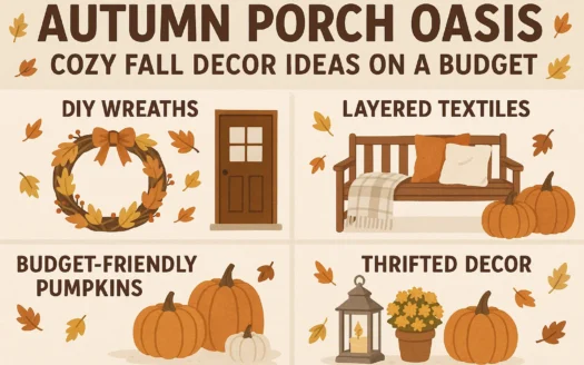 Autumn Porch Decor infographic