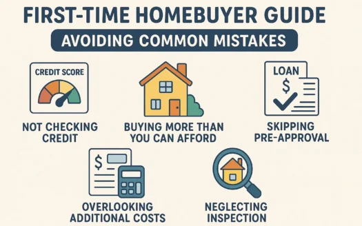 Homebuyer Mistakes Guide infographic