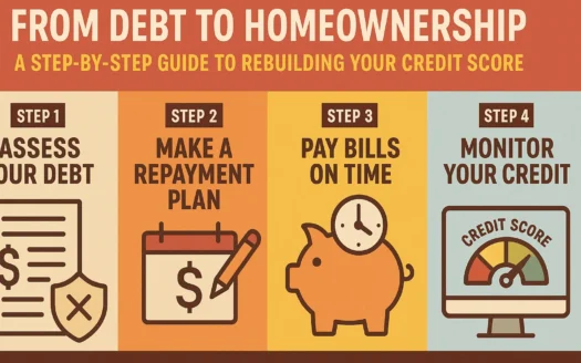 Credit Score Journey infographic
