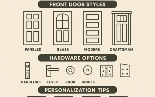 Dream Front Door Design infographic