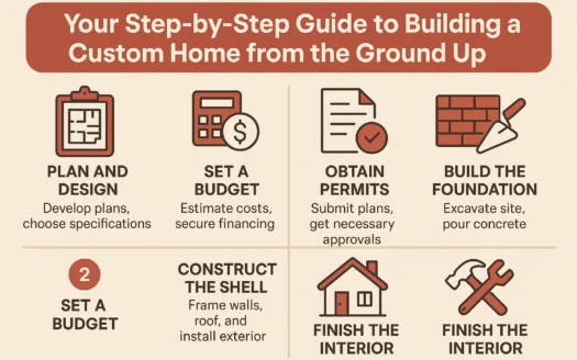 Custom Home Guide infographic