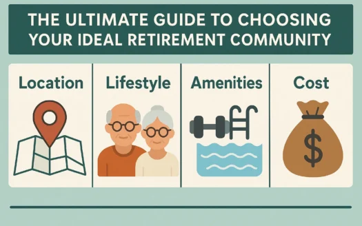 Retirement Community Guide infographic