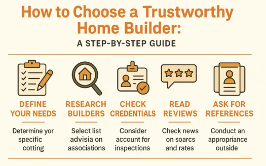 Home Builder Guide Infographic infographic