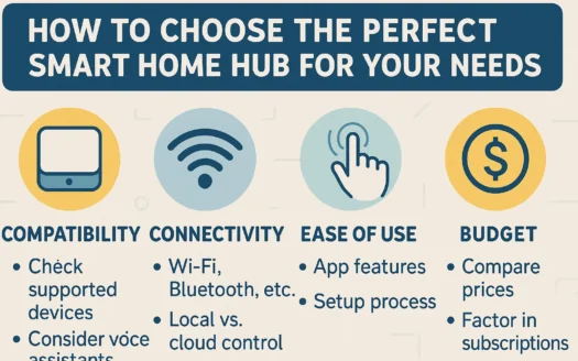 Choosing Smart Home Hub infographic