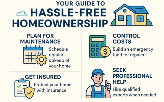 Hassle-Free Homeownership Guide infographic