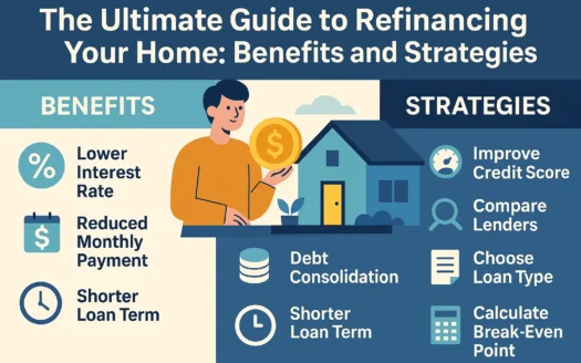 Refinancing Home Strategies infographic