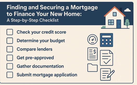 Mortgage Checklist Infographic infographic