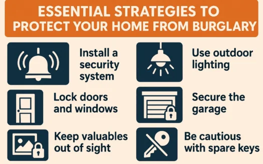 Home Security Strategies infographic