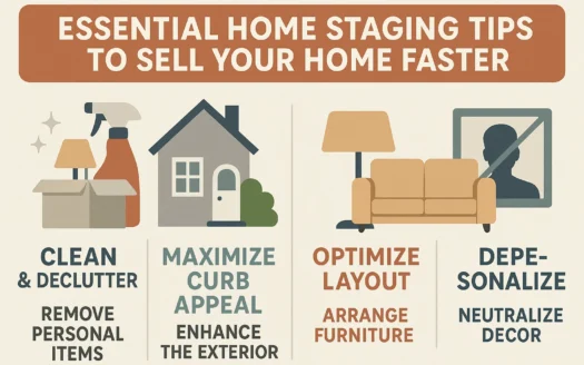 Home Staging Tips infographic