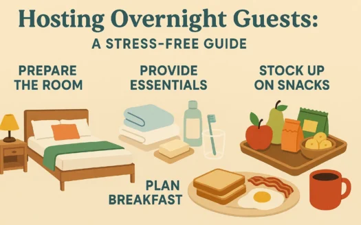 Overnight Guest Guide infographic