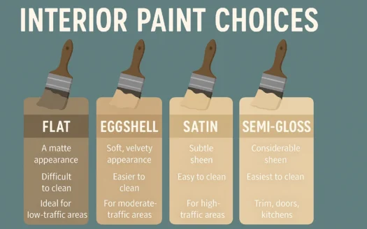 Interior Paint Guide infographic