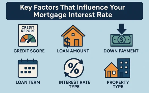 Mortgage Rate Influencers infographic