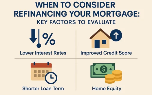 Mortgage Refinancing Guide infographic