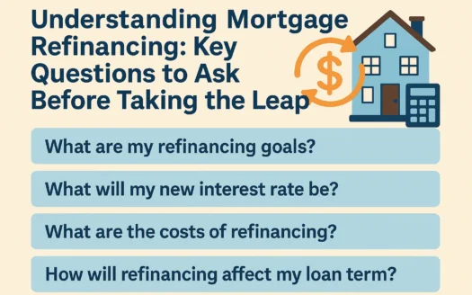 Mortgage Refinancing Questions infographic