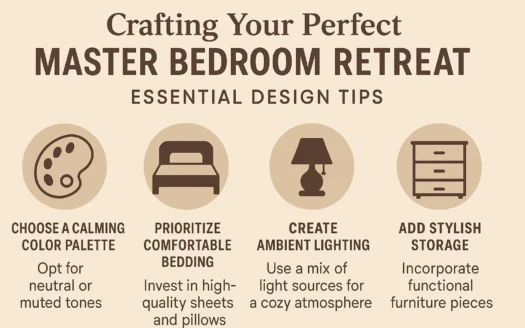 Master Bedroom Design infographic