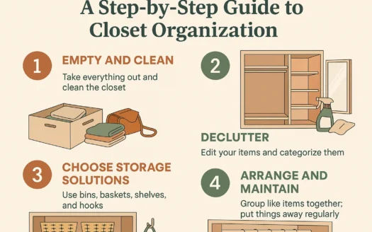 Closet Organization Guide infographic
