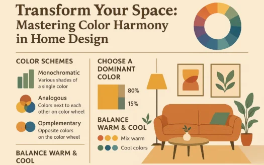 Color Harmony in Design infographic