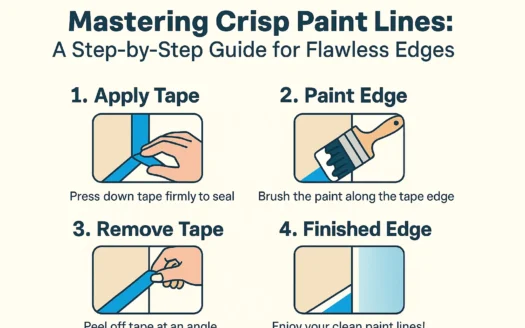 Flawless Paint Edges Guide infographic