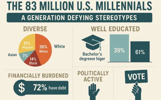 Millennial Generation Infographic infographic