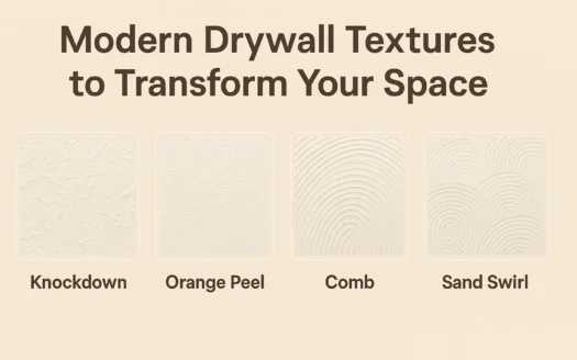 Drywall Texture Guide infographic