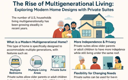 Multigenerational Home Designs infographic