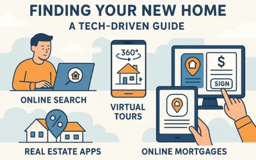 Tech-Driven Home Search infographic