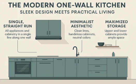 Sleek Kitchen Design infographic