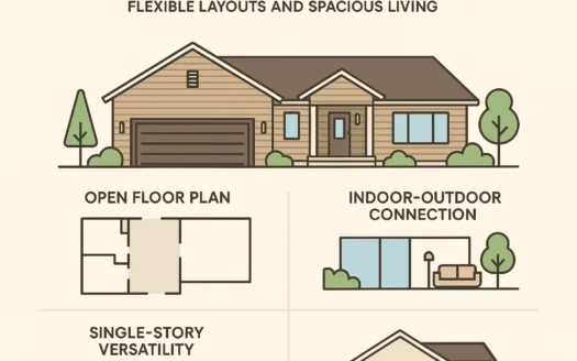 Modern Ranch Home Design infographic