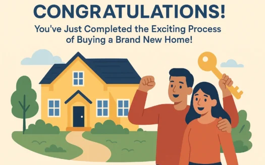 New Home Purchase Celebration infographic