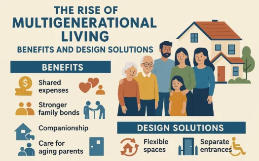 Multigenerational Living Solutions infographic