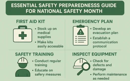 National Safety Infographic infographic
