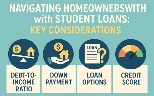 Homeownership & Student Loans infographic