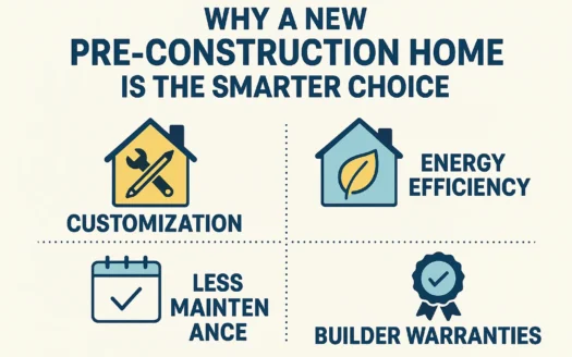 Smart Pre-Construction Homes infographic