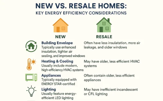 Energy Efficiency Comparison infographic