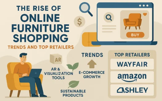 Online Furniture Shopping Trends infographic