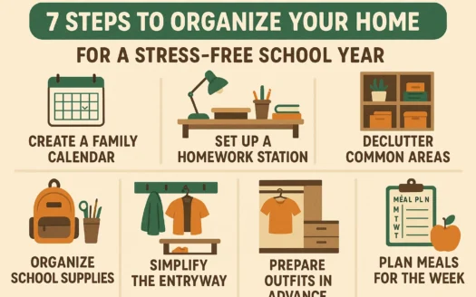 Organize Your Home infographic