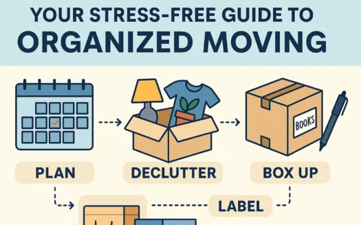 Stress-Free Moving Guide infographic