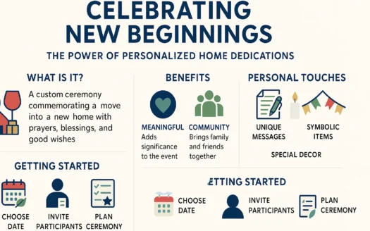 Personalized Home Dedications infographic