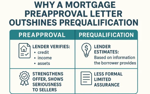 Mortgage Preapproval Benefits infographic