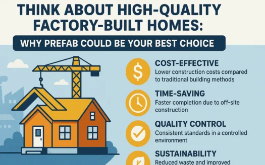 Prefab Home Benefits infographic