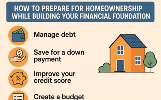 Homeownership Preparation Guide infographic